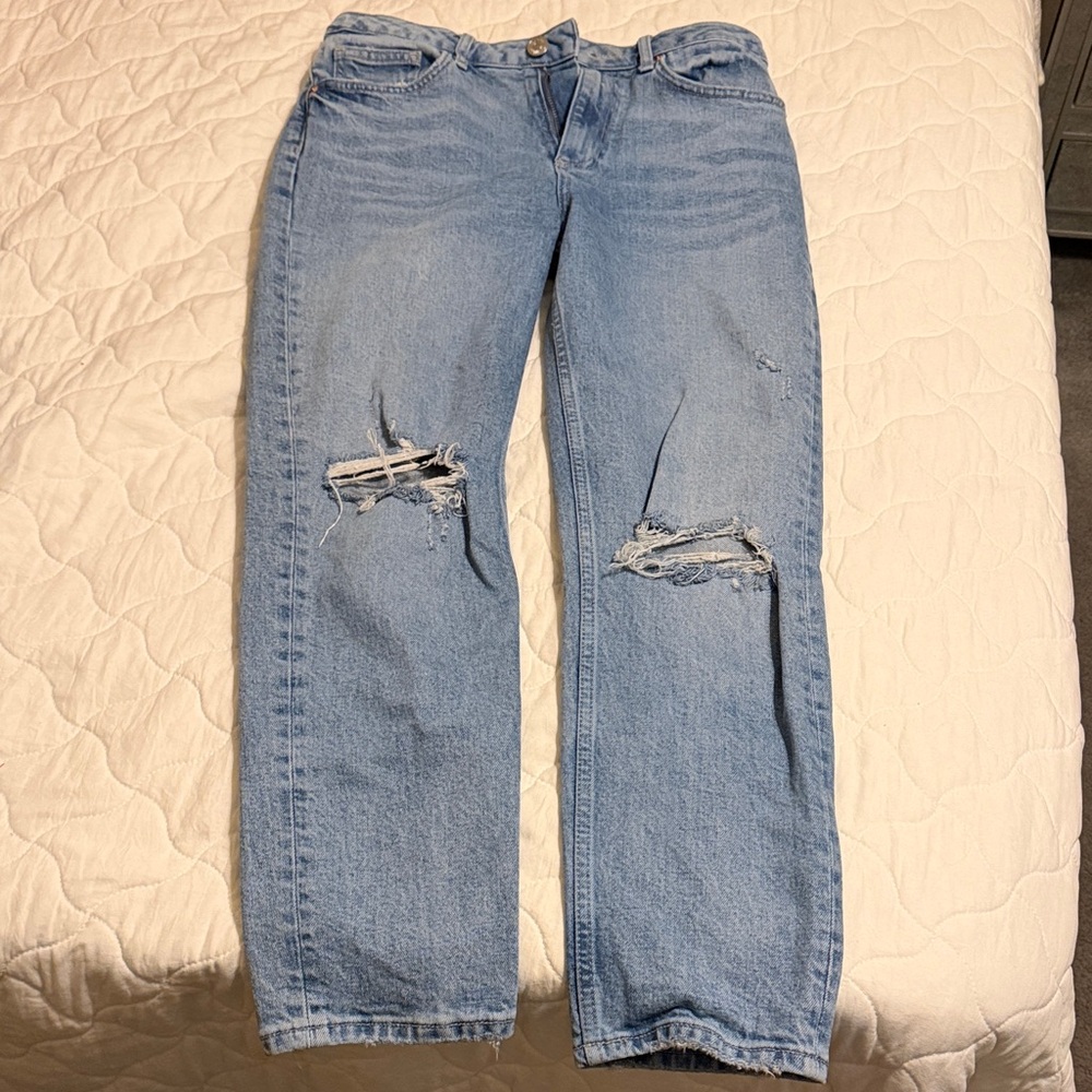 Zara Light Blue Denim Jeans